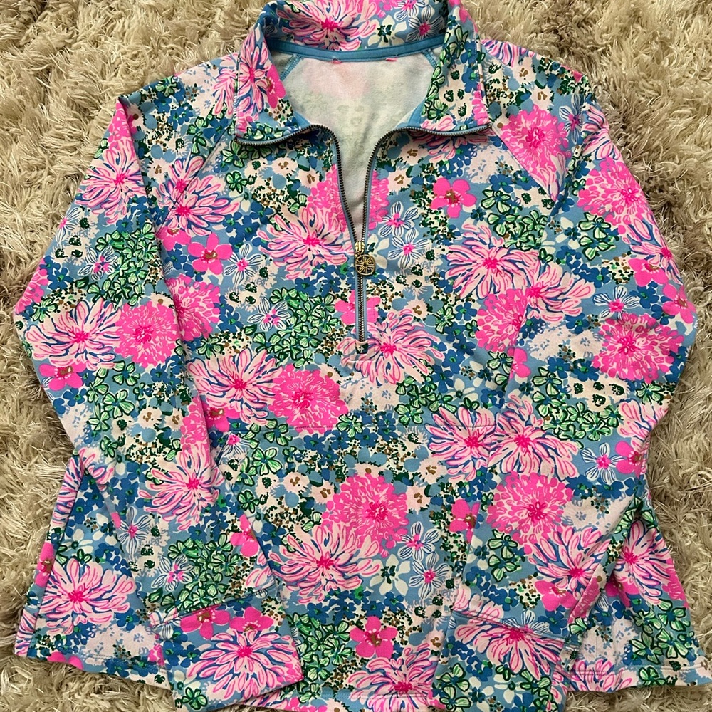 Lilly Pulitzer Skipper Popover in Pink, Blue & Green